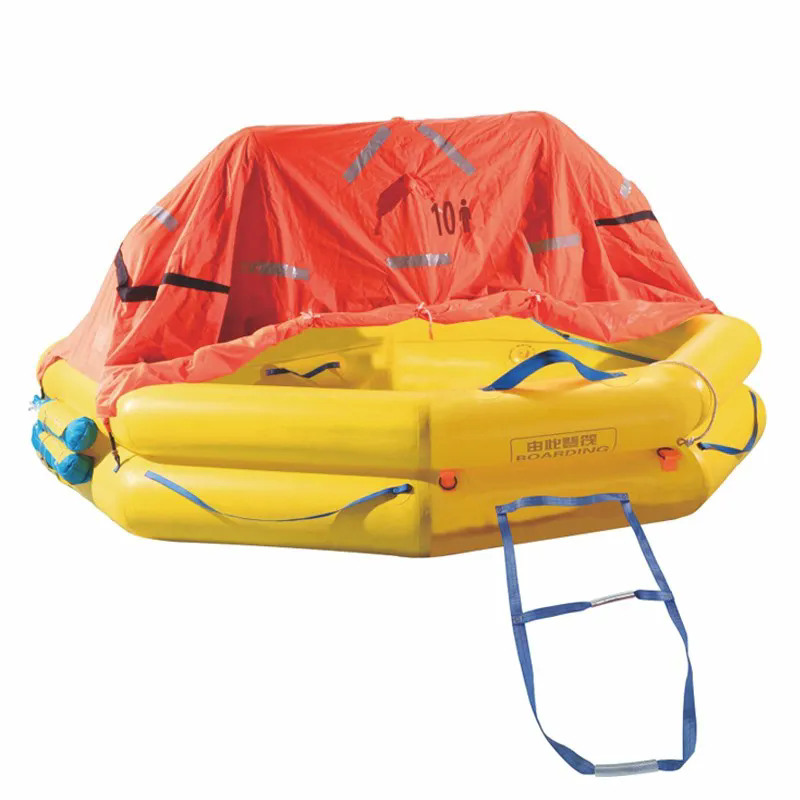 Liferaft ya inflatable huokoa maisha baharini