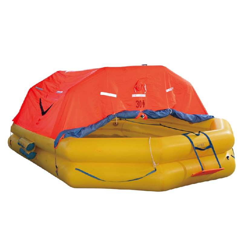 Muundo wa kibinadamu wa hali ya juu ya Raft ya Maisha ya Inflatable: Kufanya Uokoaji wa Majini Usafi na Nadhifu